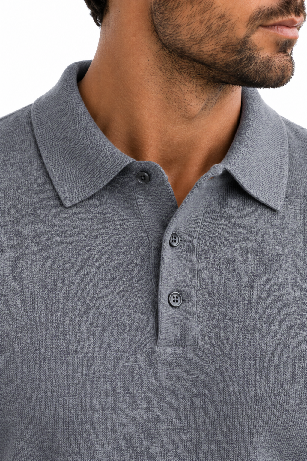 Enrique Polo met Lange Mouwen - elegant met klassieke polo kraag