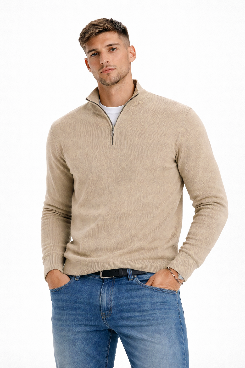 Gio sweater - gewoon patroon met V-hals