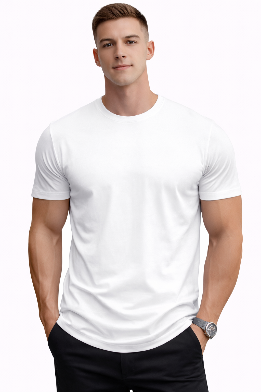 Rene t-shirt - alledaagse t-shirt met comfortabele stof