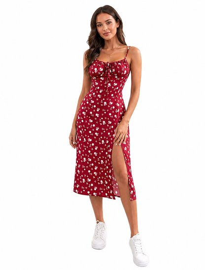 Chloe zomerjurk - ademende stof met bloemenprint